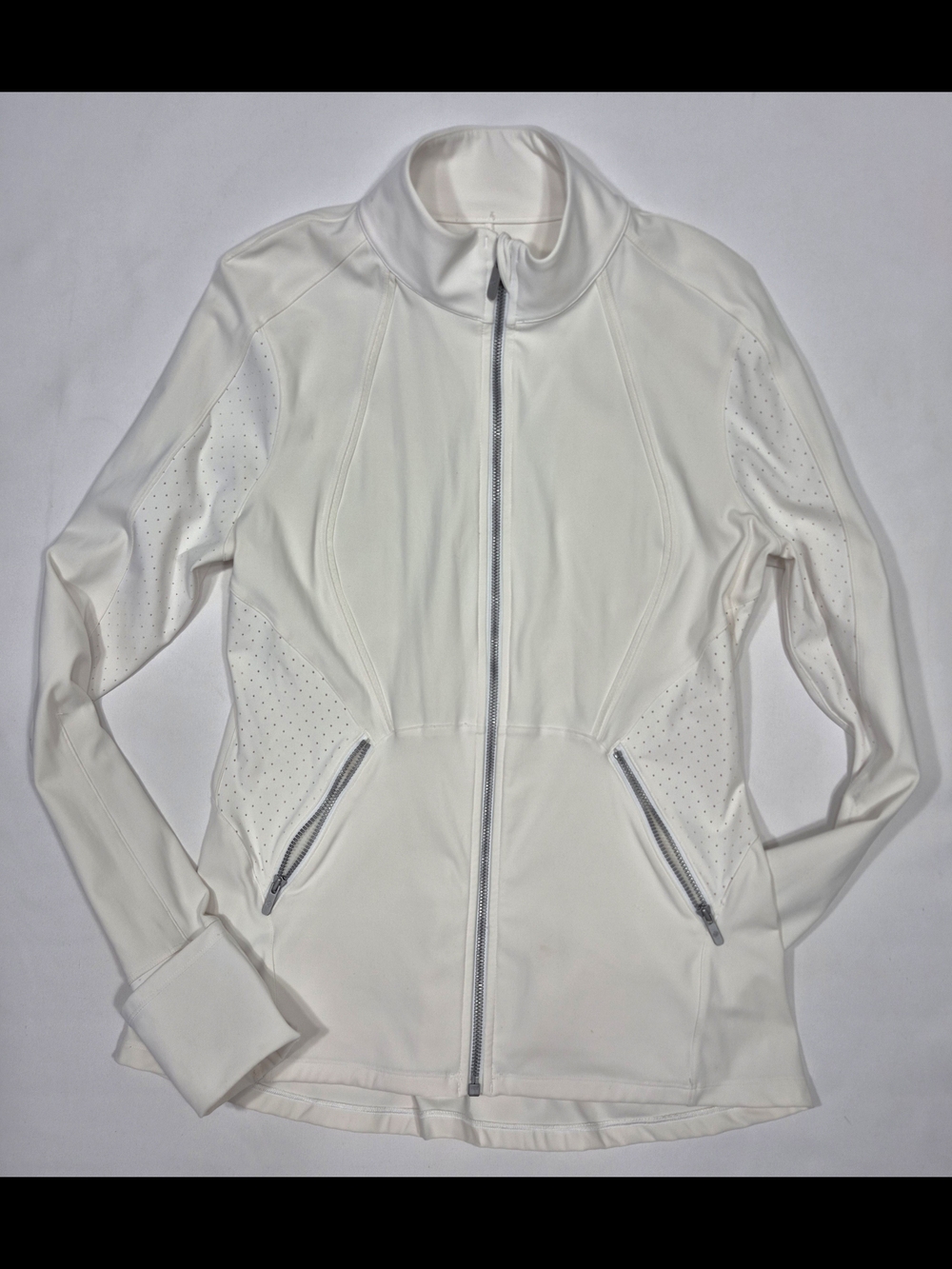lululemon athletica White Full-Zip Lightweight Jacket